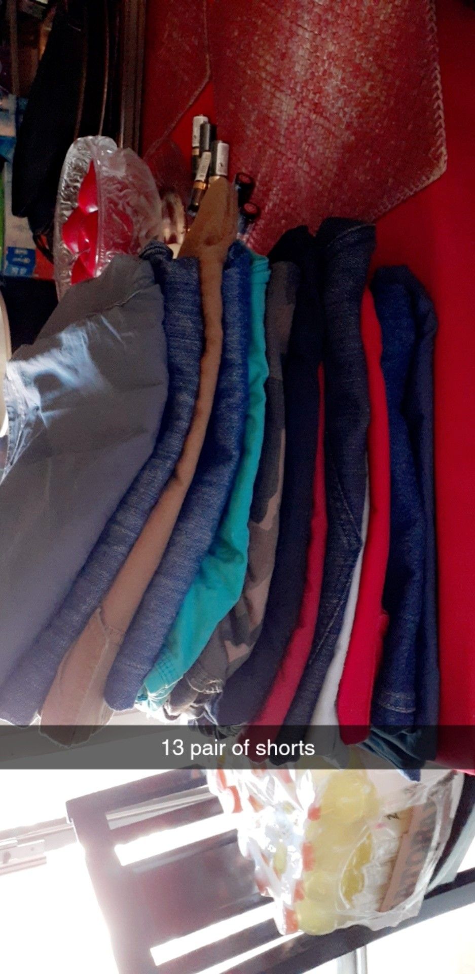 13 pair of shorts