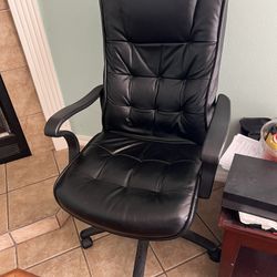 Leather Office Chair- Like New
