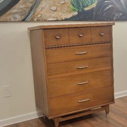Mid-Century Modern Tall Dresser 