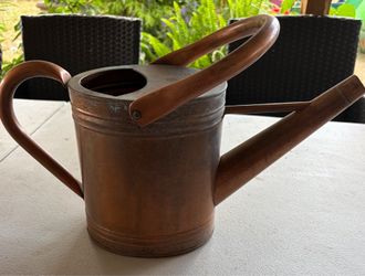 Vintage Copper Watering Can. Read description 1st