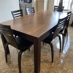 Dining Table 6 Chairs 