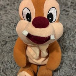 DISNEY STORE DALE (CHIP AND DALE) MINI BEAN BAG PLUSH