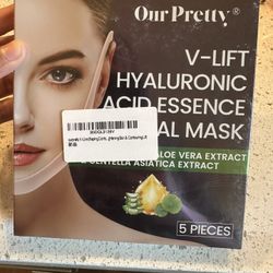 V Line Shaping Contouring Face Masks Set Of 5