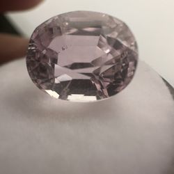 Faceted Pink Kunzite 5 carat