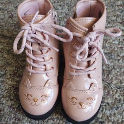 Girls 8c Light Pink Boots