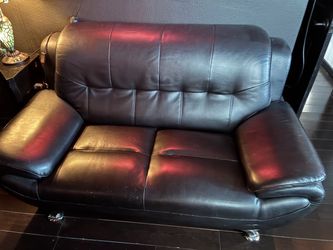Sillón negro imitation piel (leer descripción)