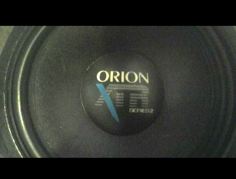 2 10" Orion XTR Series2 subwoofers Old School models. JL, kicker, mtx, w7, l7, 10, 12, 15, speaker, speakers, sub, subs, subwoofer.