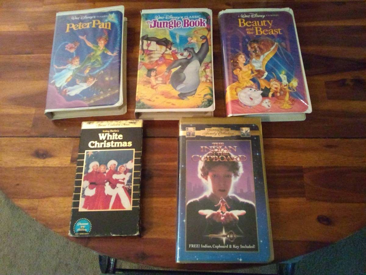 5 VHS movies