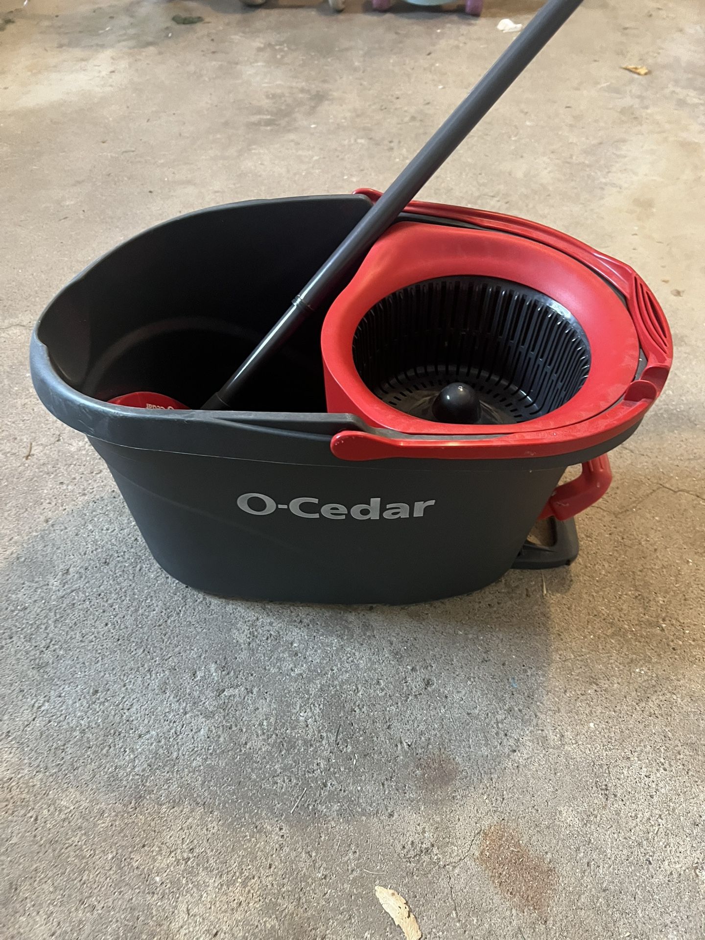 O-Cedar EasyWring Microfiber Spin Mop with Bucket System