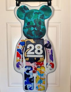 BE@RBRICK BAPE 28th Anniversary Fabric Wall Art