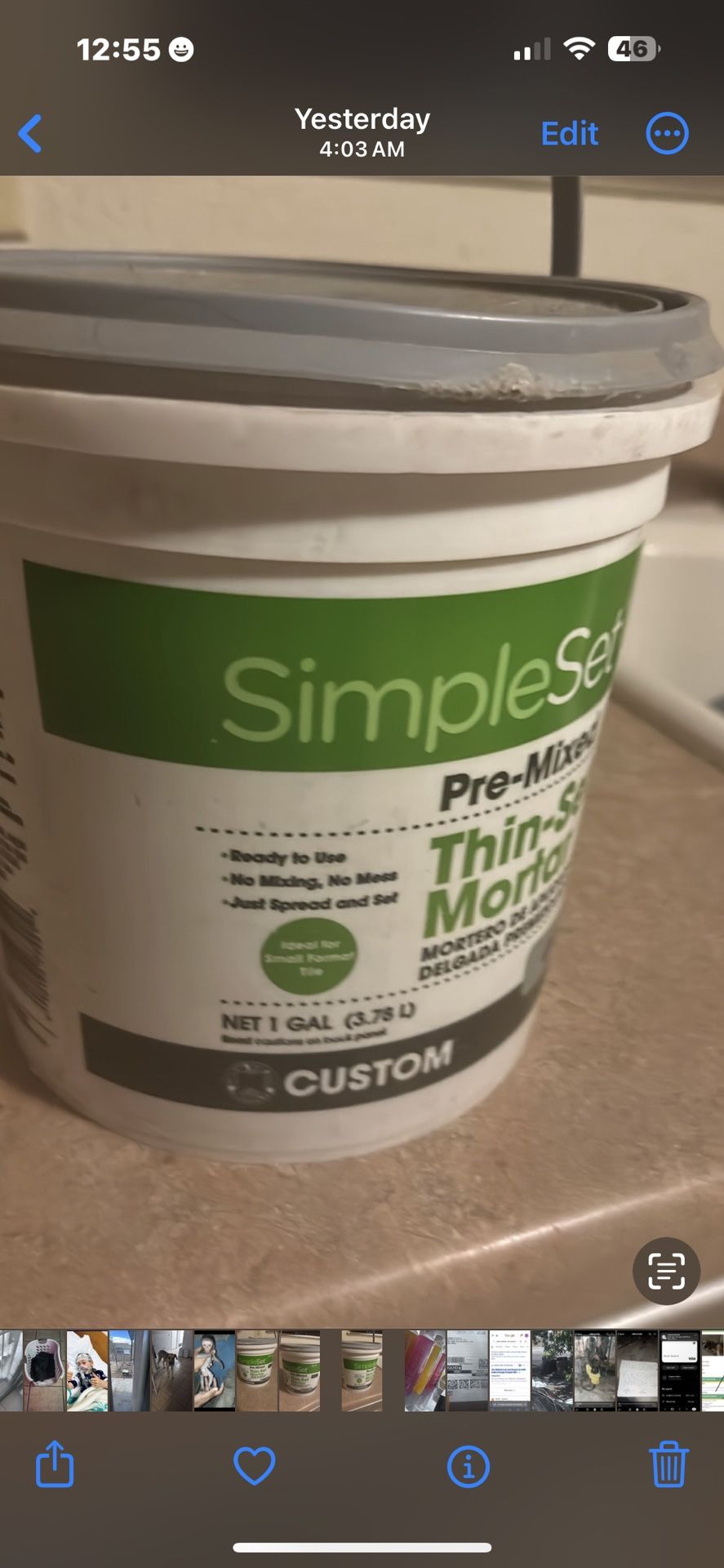 Simple Set Pre Mixed This Set Mortar never used brand new 