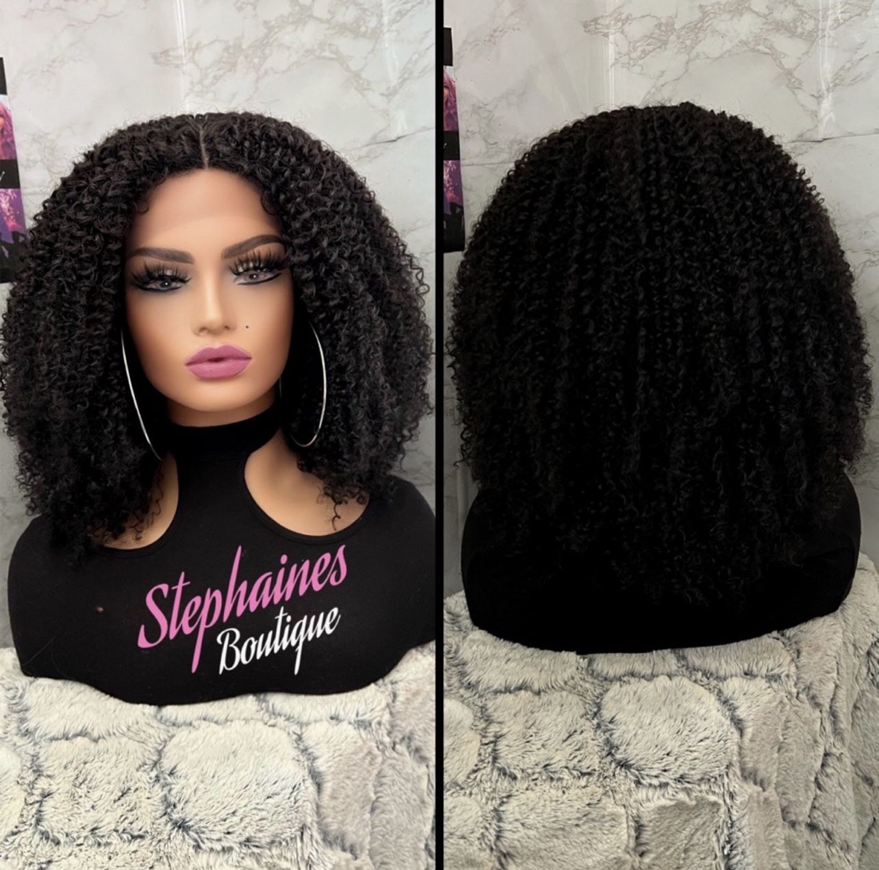Human Hair Blended Lace Front Wig