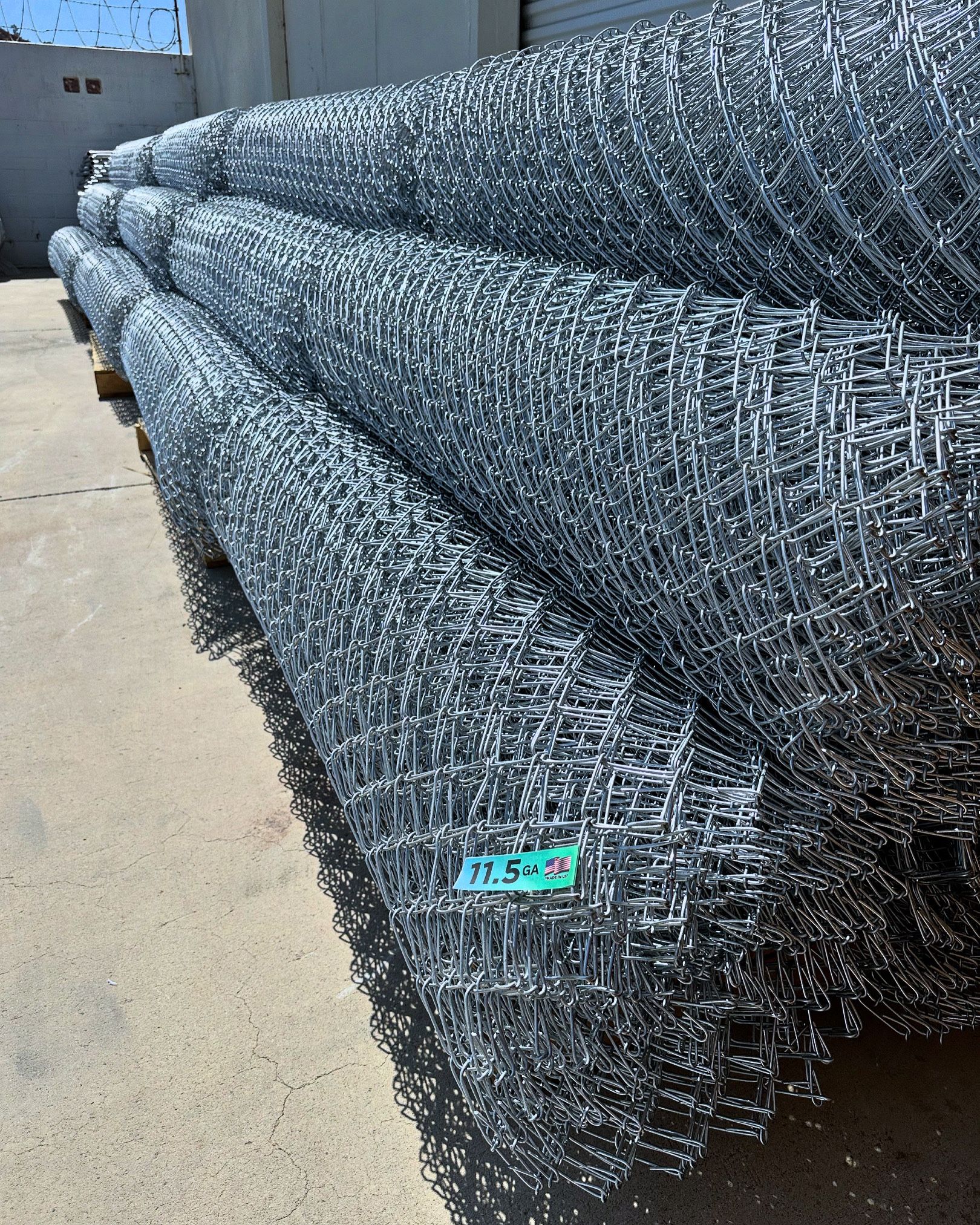 Chainlink Fence Made in US certified 2” 1/4 11.5GA 6ft x 50ft New!!!