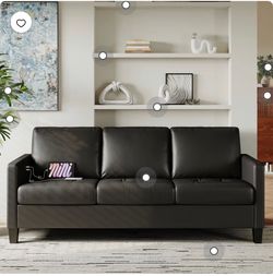 Leather sofa