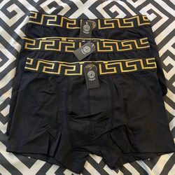 Versace Greco Boarder Men’s Boxer Brief New With Tag (3Pcs)