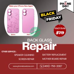 iPhone Back Glass Repair Starts From $79 For Black Friday Deals 😱🥳