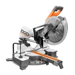 Rigid 12 In Sliding Dual Bevel Miter Saw