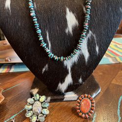 Turquoise, Spiny,Larimar And Sterling