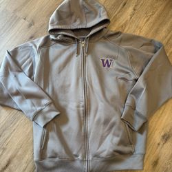 Men’s Washington Huskies Zip Up Hoodie 