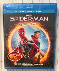 BRAND NEW SEALED Spider-Man No Way Home Blu-ray/DVD/Digital