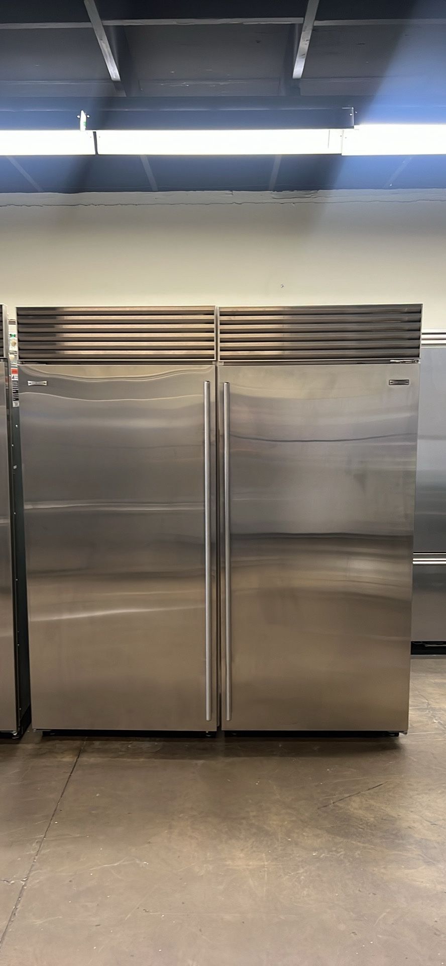 Sub Zero 72”Wide Built In Refrigerator And Freezer Columns Set