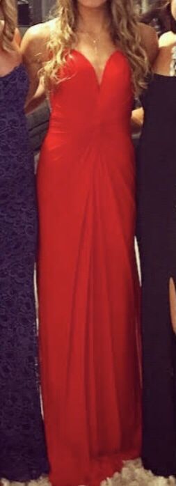 Abbi Vonn Formal Red Gown 