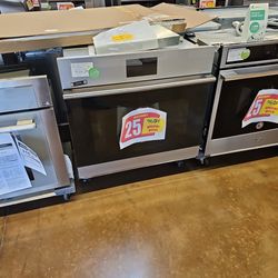Ge Cafe Electric Wall Oven Built In 30 Inch Wide 