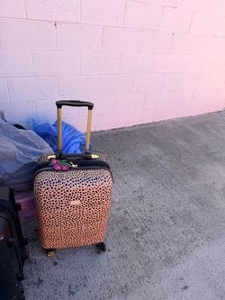 Suitcase luggage cheetah