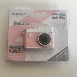 Mini Keychain Vivitar Retro Camera
