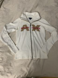 AX ARMANI SWEATSHIRT,S(cotton, white)