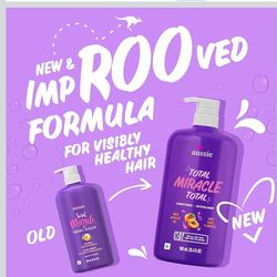 Aussie Total Miracle 7 Benefits Hair Conditioner for Damaged Hair, for All Hair Types, Paraben-Free, 30.4 fl oz