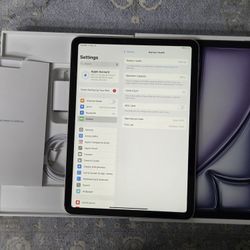  iPad Air M3 11" 128GB Wifi ~ %100 Battery Healt