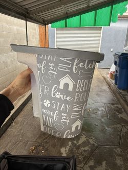 Cute Dog Food Storage Bin with Lid