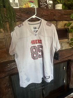 Nike Womens NFL San Francisco 49ers George Kittle Jersey Grey Size XL
