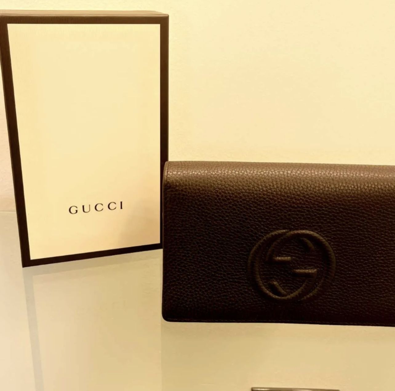Black Gucci Clutch