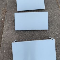 Three Steel Shelves 