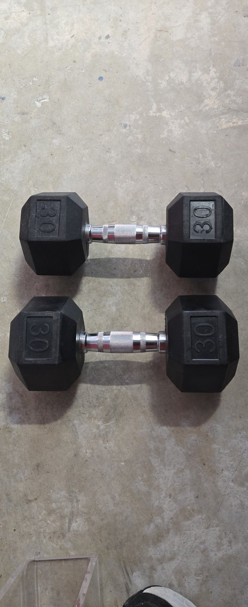 30pound Weights Rubberized