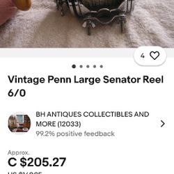 Vintage Reel , Penn Large 