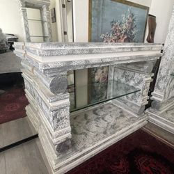 Pillar Shelf & Center Stand (3 Piece)