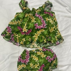 Girls Hawaiian Outfit 2t 