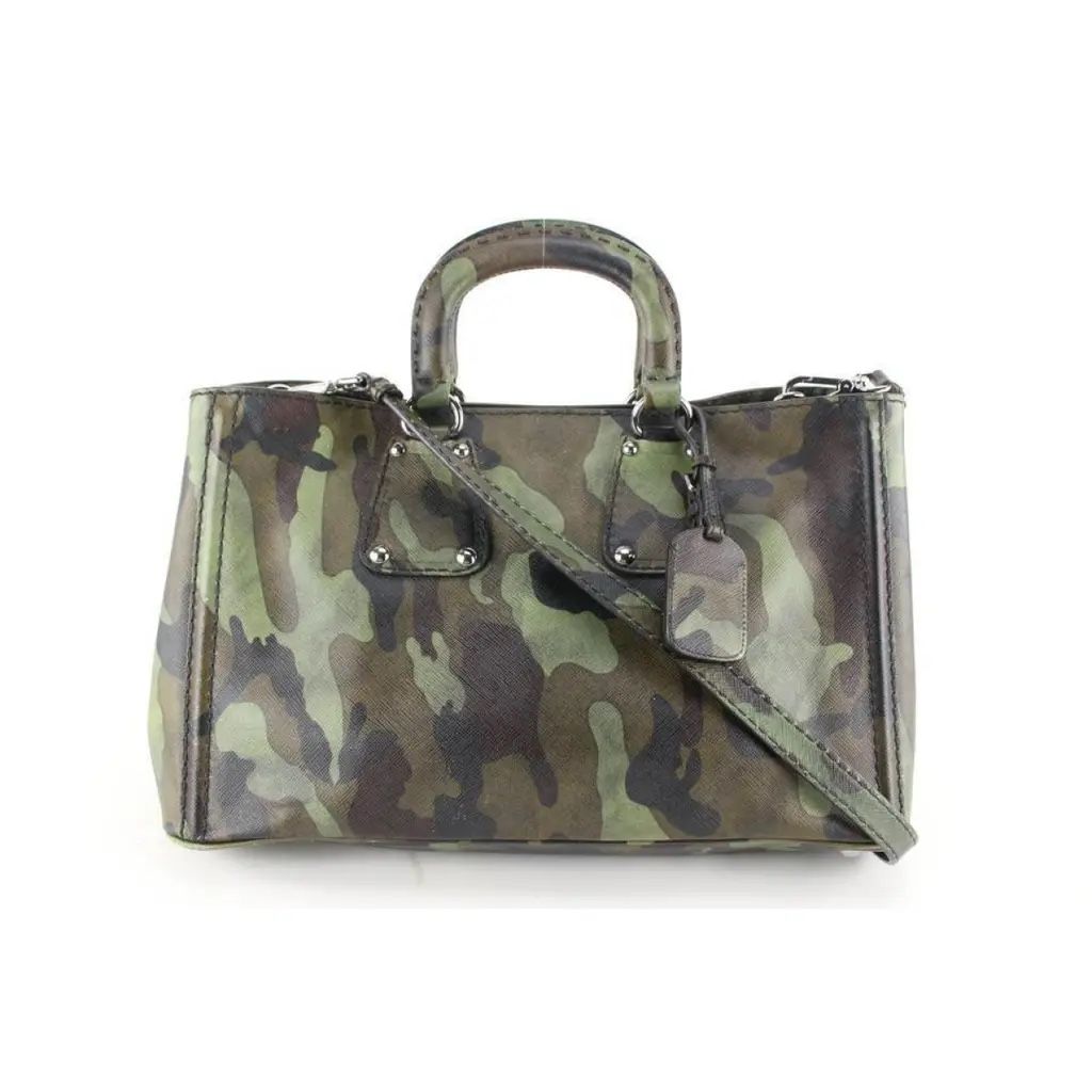 Prada Camouflage Saffiano Bag