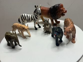 Wild Animal Figurines Set of 6