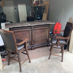 Bar And Stools 