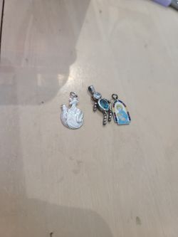 Vintage Sterling Silver Pendent Price For All Three