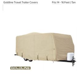 Goldline Travel Trailer Cover  Waterproof fabric  