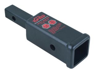 TOPTOW 64408 Trailer Hitch Receiver Adapter 1-1/4" To 2", Extender To 6-1/4" Extension Length