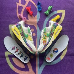 Nike Air Max 90 x Grateful Dead x University Of Oregon Grateful Ducks Size 9.5