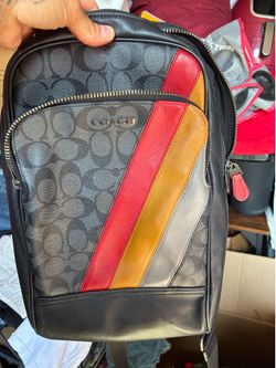 Used men’s coach crossover bag