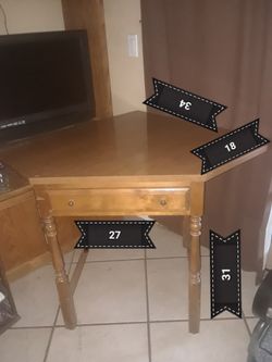 Vintage corner desk