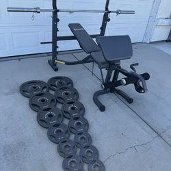 Olympic Weight Bench Set